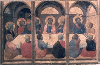 SASSETTA 1400/50
*ULTIMA CENA- JESUS Y LOS APOSTOLES
SIENA, PINACOTECA
ITALIA

This image is