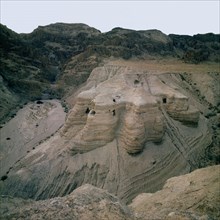 The Qumran caves in Israel