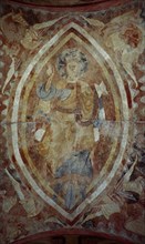 ANONIMO
RETABLO DE MADERUELO SG XII - PANTOCRATOR-PINTURA ROMANICA-PROCEDE DE LA IGLESIA DE LA
