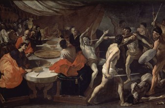 Lanfranco, Gladiateurs à un banquet