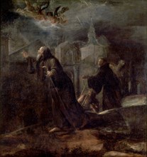 Jimenez Donoso, La vision de Saint François de Paule