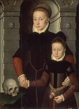 Cronenburch, A lady and a little girl