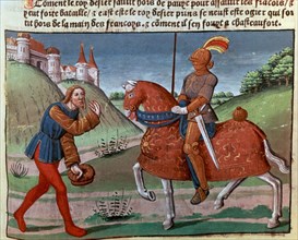 VERARD
MINIATURA-PALADINO DE CARLOMAGNO EN CHASTEAUFERT
PARIS, BIBLIOTECA NACIONAL
FRANCIA