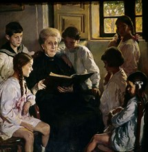 Álvarez de Sotomayor, La Mère du peintre et ses petits-enfants