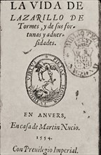 ANONIMO
VIDA DEL LAZARILLO DE TORMES-AMBERES 1554- NOVELA PICARESCA-RENACIMIENTO ESPAÑOL
MADRID,