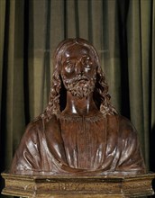 VERROCCHIO ANDREA 1435-1488
BUSTO DE CRISTO EN TERRACOTA
Madrid, musée Lazaro Galdiano