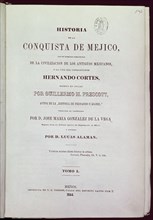 GONZALEZ DE LA VEGA
HISTORIA DE LA CONQUISTA DE MEXICO
MADRID, BIBLIOTECA NACIONAL
MADRID