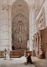 GRABADO-INTERIOR DE IGL ST LOUP 1621/1645 - EN NAMUR BELGICA
MADRID, COLECCION