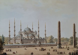 GRABADO-MEZQUITA DEL SULTAN ACHMET EN ESTAMBUL(TURQUIA)
MADRID, COLECCION