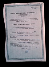 ACCIONES PETROLIBER (EXTRACTO)MADRID26/ABR/1965
MADRID, CONFEDERACION DE CAJAS AHORROS
MADRID