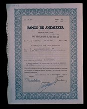 ACCIONES BANCO ANDALUCIA            20/SEP/1973
MADRID, CONFEDERACION DE CAJAS