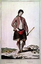 CRUZ CANO Y OLMEDILLA JUAN DE LA 1734/90
COLECCION DE TRAJES DE ESPAÑA-1777-VALENCIANO-GRABADO S