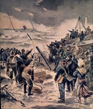 GUERRA RUSO JAPONESA-DRAMA DE "LA RUSIA", INTENTOS DE SALVAMENTO
PARIS, COLECCION