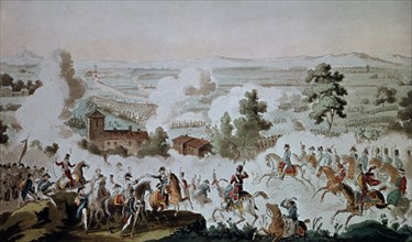 DUPLESSIS
GRABADO-VICTORIA DECISIVA DE NAPOLEON SOBRE AUSTRIA-BATALLA DE MARENGO-1800
PARIS,