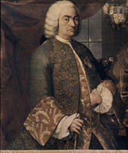 AGUSTIN AHUMADA Y VILLALON-MARQUES DE LAS AMARILLAS(MUERE EN 1755)
MADRID, BIBLIOTECA