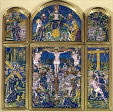 PENICAUD
TRIPTICO-ESMALTE LIMOGES S XV-CALVARIO
GRANADA, MUSEO BELLAS ARTES
GRANADA

This