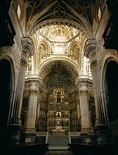 INTERIOR HACIA LA CABECERA
GRANADA, MONASTERIO DE SAN JERONIMO
GRANADA