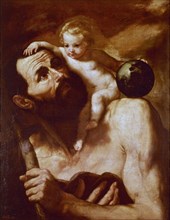 Ribera, Saint Christophe et l'enfant Jésus