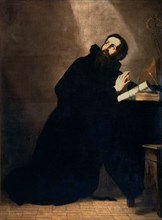 Ribera, Saint Augustin en prière