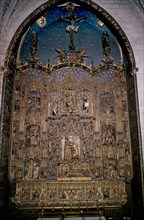 SILOE GIL DE ?/1501
RETABLO DE LA CAPILLA DE LA CONCEPCION Y STA  ANA - GOTICO TARDIO -