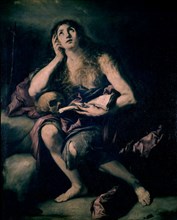Giordano Luca, Ste. Mary Magdalene the Penitent (previously thought to have peen painted by José de Ribera)