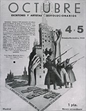 PORTADA DE LA REVISTA OCTUBRE NOVIEMBRE 1933
MADRID, HEMEROTECA MUNICIPAL
MADRID
