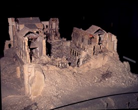 COVARRUBIAS ALONSO 1488/1570
MAQUETA DEL ALCAZAR DESTRUIDO EN 1936
TOLEDO,