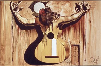 Dali, Woman guitar shaped