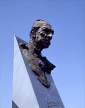 Sculpture of Juan Carlos, King of Spain