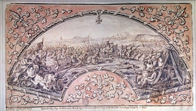 VEGA FRANCISCO
DIBUJO-BATALLA DE BITONTO-VICTORIA ESPAÑOLA 1734 POR CARRILLO DE ALBORNOZ
MADRID,