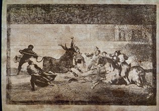 Goya, The Bulls of Bordeaux