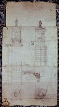 RODRIGUEZ VENTURA 1717/1785
PLANO DE LA FUENTE DE NEPTUNO
MADRID, ARCHIVO HISTORICO