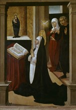 ROMANA PEDRO
VOCACION DE STA CATALINA DE SIENA (1347/1380) -TABLA 95x72 CM    NP 3233
Madrid,