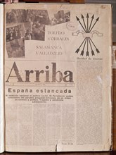 PERIODICO - ARRIBA - DIARIO DE FALANGE ESPAÑOLA       21/3/ 1935
MADRID, HEMEROTECA