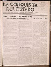 PERIODICO LA CONQUISTA DEL ESTADO 1931
MADRID, HEMEROTECA MUNICIPAL
MADRID

This image is not