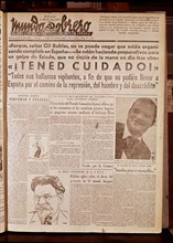 PERIODICO MUNDO OBRERO 16 DE JULIO DE 1936
MADRID, HEMEROTECA MUNICIPAL
MADRID