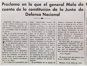PERIODICO EL NORTE DE CASTILLA 1936
MADRID, HEMEROTECA MUNICIPAL
MADRID
