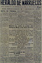 PERIODICO EL HERALDO DE MARRUECOS 1936
MADRID, HEMEROTECA MUNICIPAL
MADRID