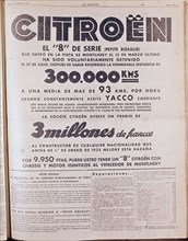 PERIODICO EL DEBATE 1933-ANUNCIO PUBLICITARIO DE COCHES CITROEN
MADRID, HEMEROTECA