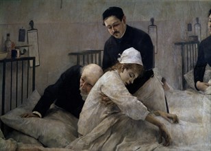 JIMENEZ ARANDA JOSE 1845/1928
VISITA AL HOSPITAL-DET
SEVILLA, MUSEO BELLAS ARTES - CONVENTO