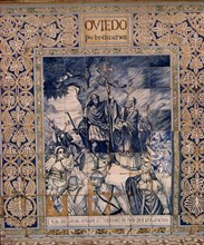 REPRESENTACION DE OVIEDO EN MOSAICO
SEVILLA, PLAZA DE ESPAÑA
SEVILLA
