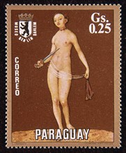 SELLO DE PARAGUAY - LUCRECIA DE LUCAS CRANACH