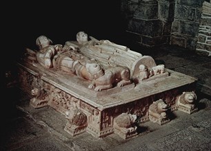 SEPULCRO DEL CANCILLER PEDRO LOPEZ DE AYALA Y SU ESPOSA MARIA DE GUZMAN
QUEJANA, CAPILLA NTRA