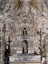 Velázquez Medrano, Silver monstrance in the sacristy