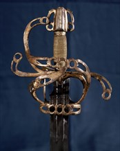 EMPUNADURA DE ESPADA DE D ALVARO DE BAZAN,PRIMER MARQUES DE SANTA CRUZ(1526/88)
MADRID, MUSEO