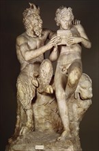 *PAN ENSEÑA A DAFNI A TOCAR LA SIRINGA
NAPOLES, MUSEO SAN MARTINO
ITALIA
