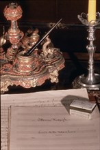 RESPIGHI
*PARTITURA AUTOGRAFA 'SUITE TABACCHIERA'
SIENA, ACADEMIA CHIGIANA
ITALIA

This image