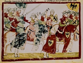 VILLANI
*FELIPE II FRANCIA HACE HUIR A OTON IV - 1214
VATICANO, BIBLIOTECA
VATICANO