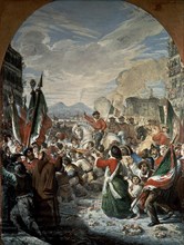 Licata, Entrée triomphale de Garibaldi à Naples le 7 septembre 1860