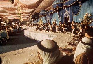 Banquet in a Iranian palace